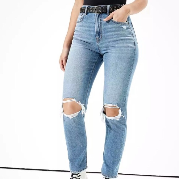 American Eagle Outfitters Denim - American Eagle Mom Jean Cool Classic 8